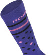 Mons Royale Lift Access Sock - ultra blue / pink