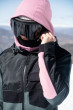 Mons Royale Decade Wool Fleece Hood - dusty pink