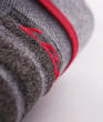 Lenz Heat Sock 5.1 Toe Cap Slim Fit - šedá / červená