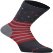 Mons Royale All Rounder Crew Sock - poppy / charcoal