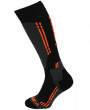 Tecnica Competition Ski Socks - čierna/oranžová