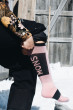 Mons Royale Atlas Merino Snow Sock - dusty pink