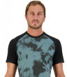 Mons Royale Temple Tech T-Shirt - sage tie dye / black