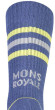 Mons Royale Signature Crew Sock - ink/lemon