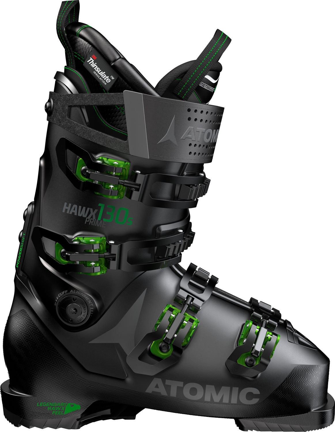 Atomic Hawx Prime 130 S - čierna/zelená