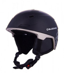 Double Ski Helmet - čierny matt/gun metal/silver squares