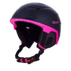 Viva Double Ski Helmet - čierna/ružová