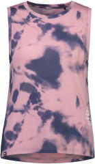 Mons Royale Icon Relaxed Tank Tie Dyed - denim tie dye