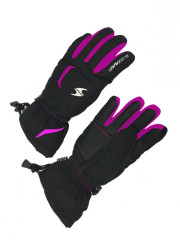 Blizzard Reflex Junior Ski Gloves - čierna / ružová