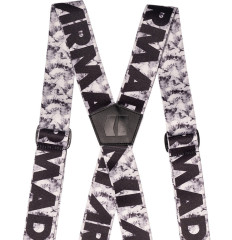 Armada Stage Suspenders - biela / čierna
