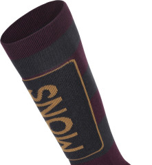Mons Royale Mons Tech Cushion Sock - víno / 9 iron