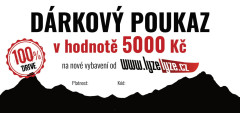 LyzeLyze.cz Darčekový poukaz 5000 Kč