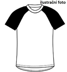 Pánské triko Transtex Frottee, krátký rukáv - šedá/černá